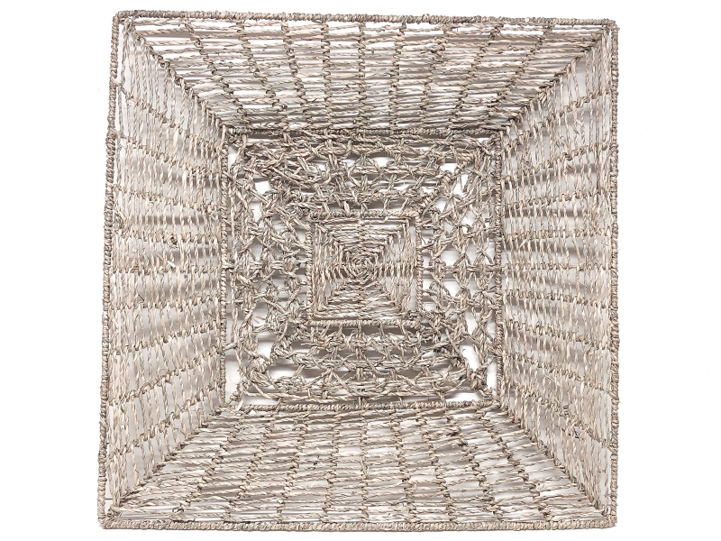 Square seagrass wall decor